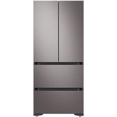 삼성전자 비스포크 김치플러스 냉장고 프리스탠딩 브라우니 실버 방문설치, RQ58A9441T1, 단일옵션