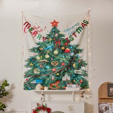 ASPASIA 大樹聖誕面料海報, 混色