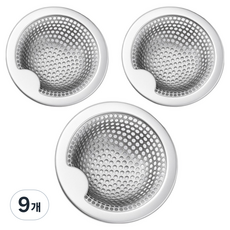 SPREX 浴缸洗臉臺過濾網 3入, 銀色