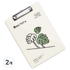 KOKA 平板字母板夾 A4, 5 龜背芋, 2個