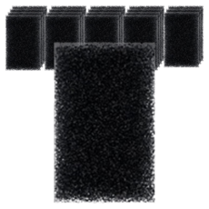 UNIQUE HOUSE HOME DECO 聚氨酯菜瓜布 黑色, 1入, 20個