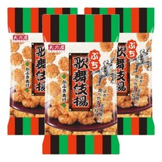 AMANOYA 天乃屋 歌舞伎揚米果, 60g, 3包