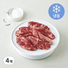 레커컷 호주산 갈비살 구이용 (냉동), 4개, 200g