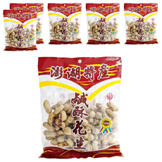 四乘六 鹹酥花生, 澎湖特產, 自然風味, 170g, 6包