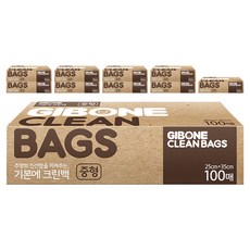 기본에 크린백 중 25 x 35 cm, 중(M), 100개, 10개