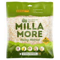 MILLA MORE 美麗多 木質墊料 絲狀 100%天然木纖維, 50g, 1包