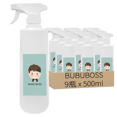 BUBUBOSS 寶寶微酸性次氯酸水, 9瓶, 500ml