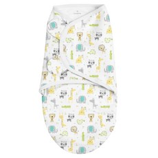 summer infant 原創舒眠包巾 - 動物樂園, 1個