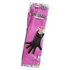 명진 걸이형 고무장갑 대 22 x 38 cm, 1개, 대(L)