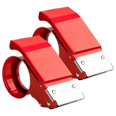 Daon Select 防逆轉高級款盒裝膠帶切割器 紅色, 2個