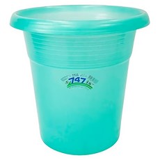 震嶸塑膠 747紙林 垃圾桶 24L 675g, 綠色