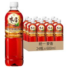 統一 麥香 阿薩姆紅茶, 600ml, 24瓶