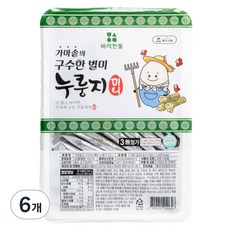 참좋은식품 가마솥의 구수한 별미 누룽지 미니 12p, 396g, 6개