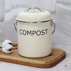 NHB 手提式廚餘桶 1.5L, 黃色