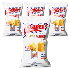 一口米餅乾 牛奶口味, 120g, 4包