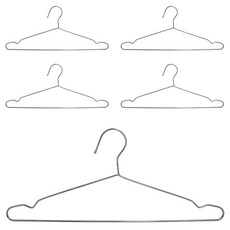 宏圃生活 304系列不鏽鋼衣架組, 不鏽鋼 銀色, 1組