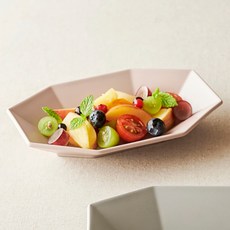 김성훈도자기 팔각볼S, 인디핑크, 1개