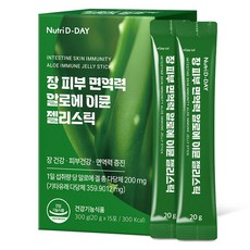 Nutri D-DAY 蘆薈果凍條 15條入, 300g, 1個