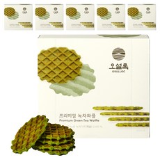 OSULLOC 華夫餅 綠茶口味, 72g, 6盒