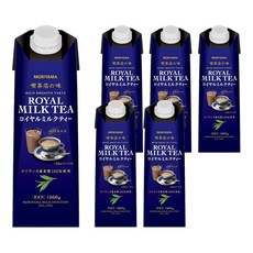 MORIYAMA 守山乳業 喫茶店の味 皇家奶茶, 1L, 6瓶