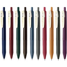 ZEBRA 斑馬牌 Sarasa Clip 復古原子筆 0.5mm, 10色, 1組