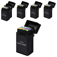 Touch Sweet 雙頭麥克筆組, 6套, 24色