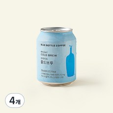 블루보틀커피 브라이트 콜드브루, 236ml, 4개