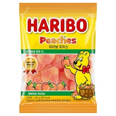 하리보 피치스 젤리, 100g, 1개