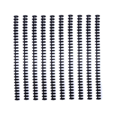 Limit 30孔活頁夾圓形活頁夾, 藍色, 12mm, 10個