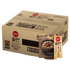 햇반 솥반 불고기버섯 영양밥, 200g, 18개