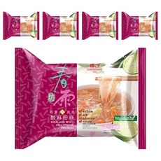 龍口 春雨坊 酸麻粉絲，輕量食感，全素, 134g, 5包