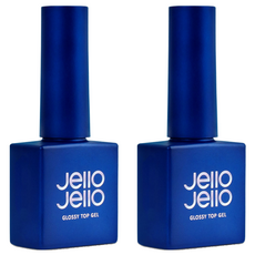 Jello Jello Glossy Top Gel 10ml, 透明, 2瓶