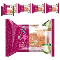 龍口 春雨坊 酸麻粉絲，輕量食感，全素, 134g, 6包