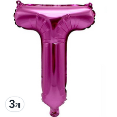 팡파티 字母氣球 T 40公分, 紫色, 3個