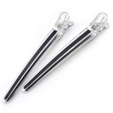 鴨嘴夾, 2入, 透明 黑色