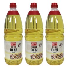 화미 미정 요리용 맛술 액상조미료, 1.8L, 3개