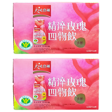 天地合補 精淬玫瑰四物飲 生理期後保養 調整體質 6瓶, 120ml, 2盒