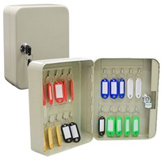 鑰匙保管箱 KP-20(K), 米色, 1個