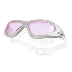 VIEW 寬版原創開放水域專用泳鏡 V-1000S, LVL 白色紫羅蘭