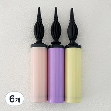 팡파티 크레용 풍선 주입기, 랜덤발송, 6개