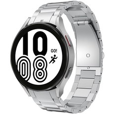 iamdue Galaxy Watch超薄經典金屬錶帶 20mm, 銀色