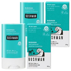BUSHMAN 防水衝浪防曬棒 SPF50+ PA++++, 20g, 2個