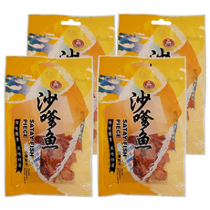 長松食品 沙嗲魚, 40g, 4包
