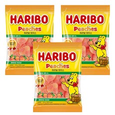 하리보 피치스 젤리, 100g, 3개