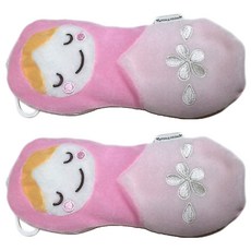 아로마룸 마트로시카 아로마 핫 앤 아이스 수면안대 핑크, 1개입, 2개
