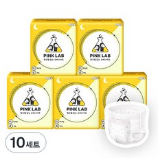 PINK LAB 夜用褲型衛生棉, 特大型(64cm), 4片, 10包