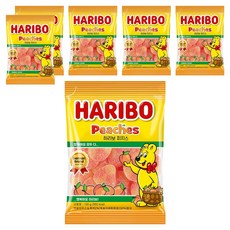 하리보 피치스 젤리, 100g, 6개