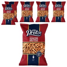 不囉嗦Pretzo 迷你鹽味棒 酥脆鹹香 獨立包裝方便攜帶分享, 125g, 6包