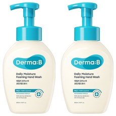 Derma B 日常保濕泡沫洗手乳 爽身香草味, 2瓶, 500ml