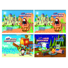 영아트 스케치북 3000 남아용 랜덤 발송, 345 x 248 mm, 30매, 4개